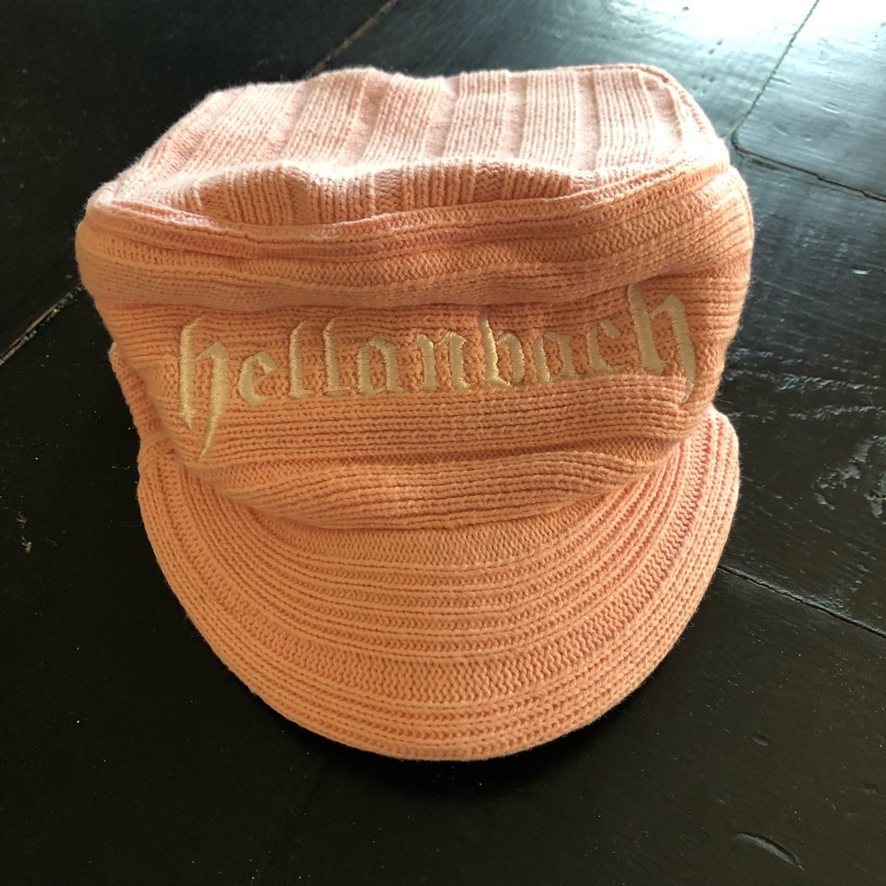 Pink Knit Cap by Hellenbach  SZ: OS